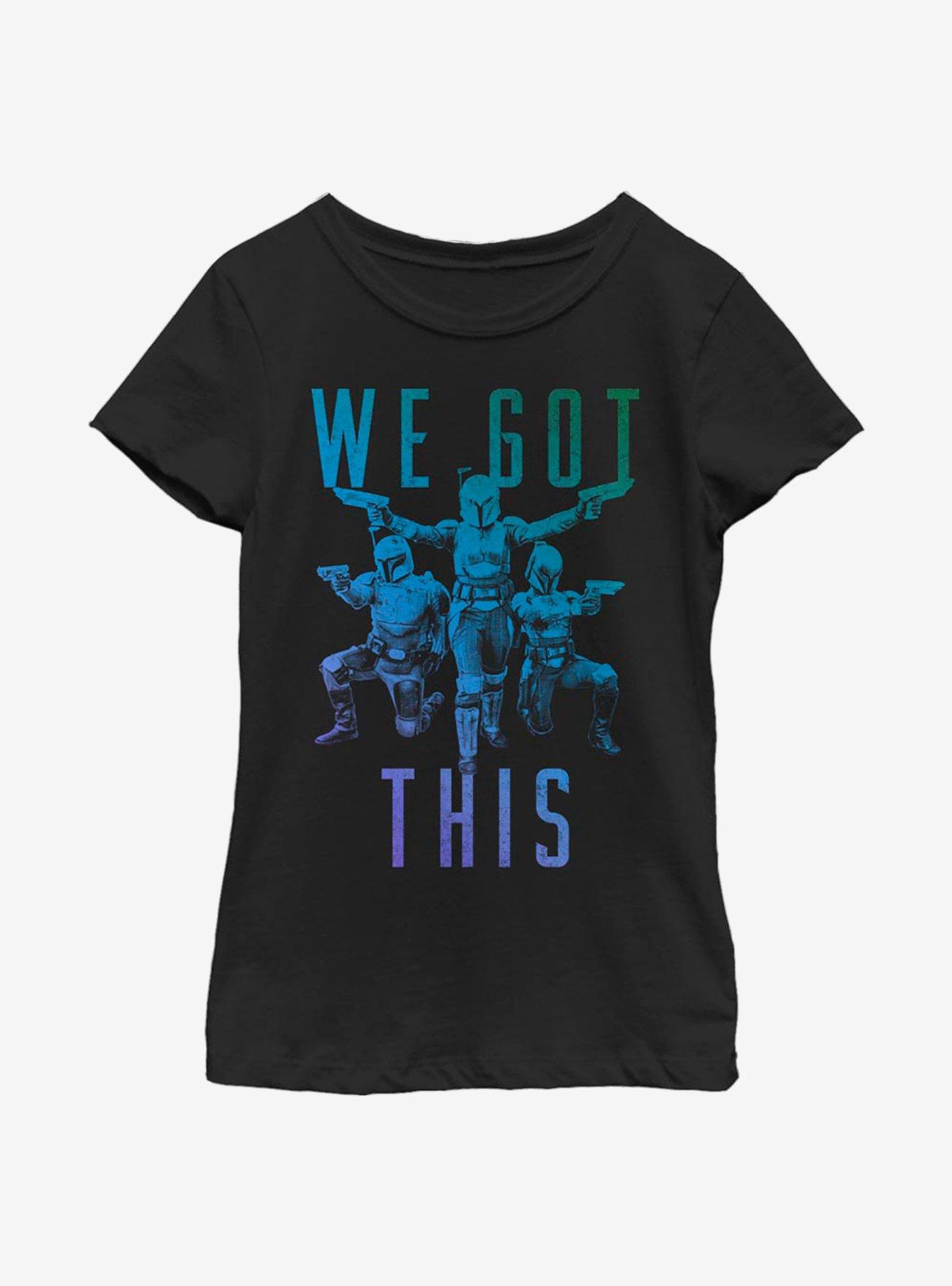 Star Wars The Mandalorian Water We Got This Youth Girls T-Shirt, BLACK, hi-res