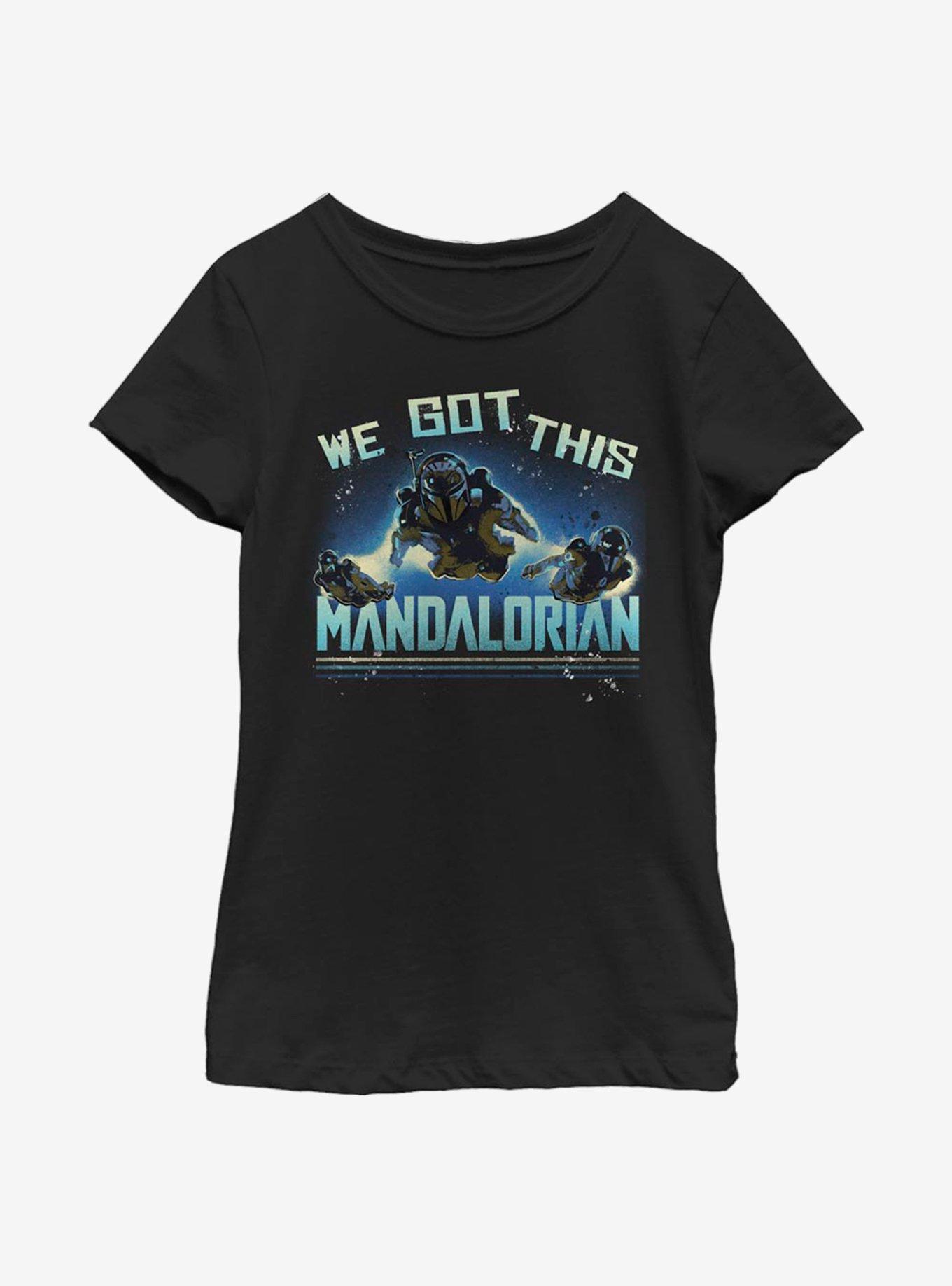 Star Wars The Mandalorian Mandomon Follow Youth Girls T-Shirt, BLACK, hi-res