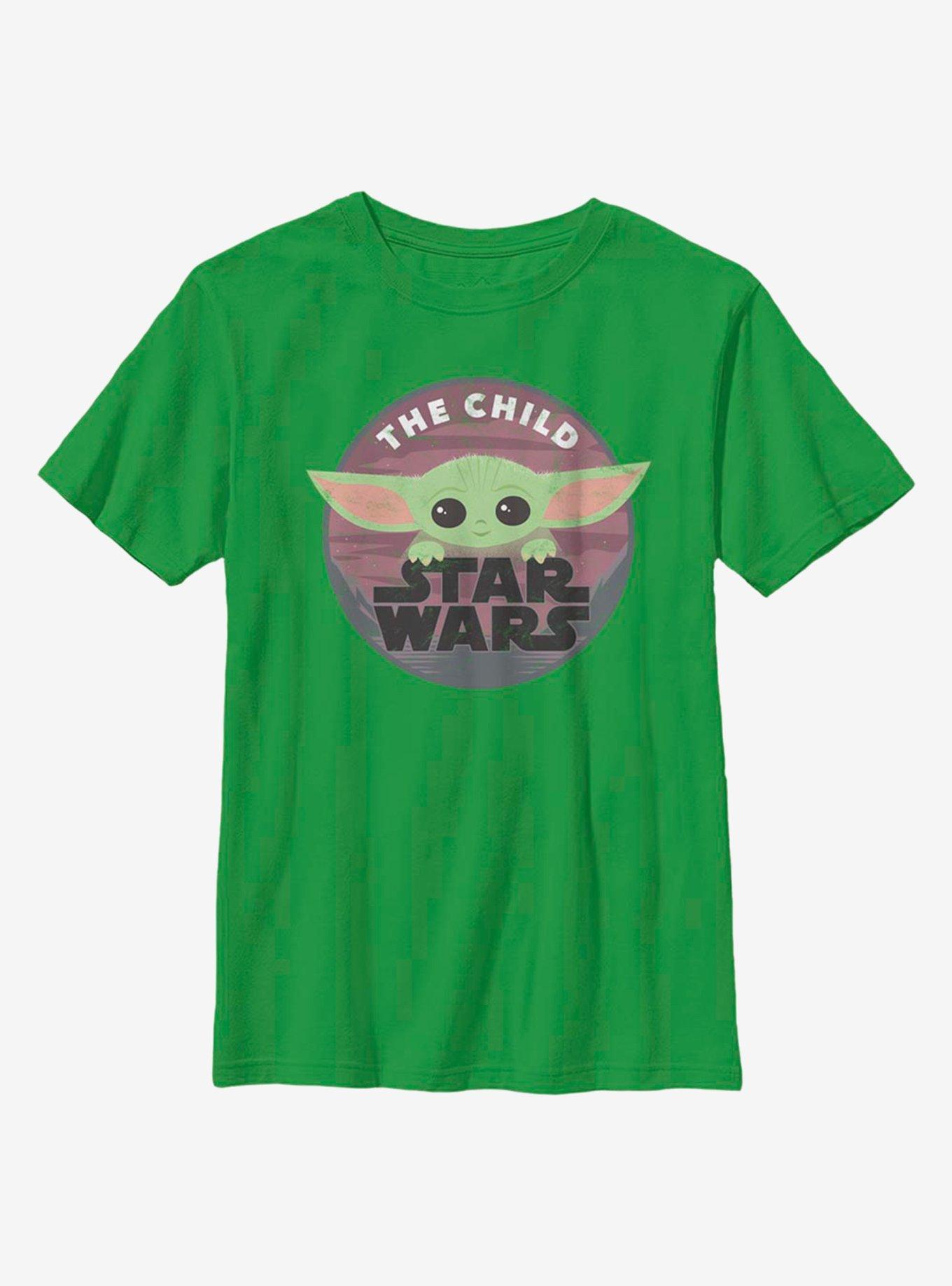 Star Wars The Mandalorian The Child Big Eyes Youth T-Shirt, KELLY, hi-res