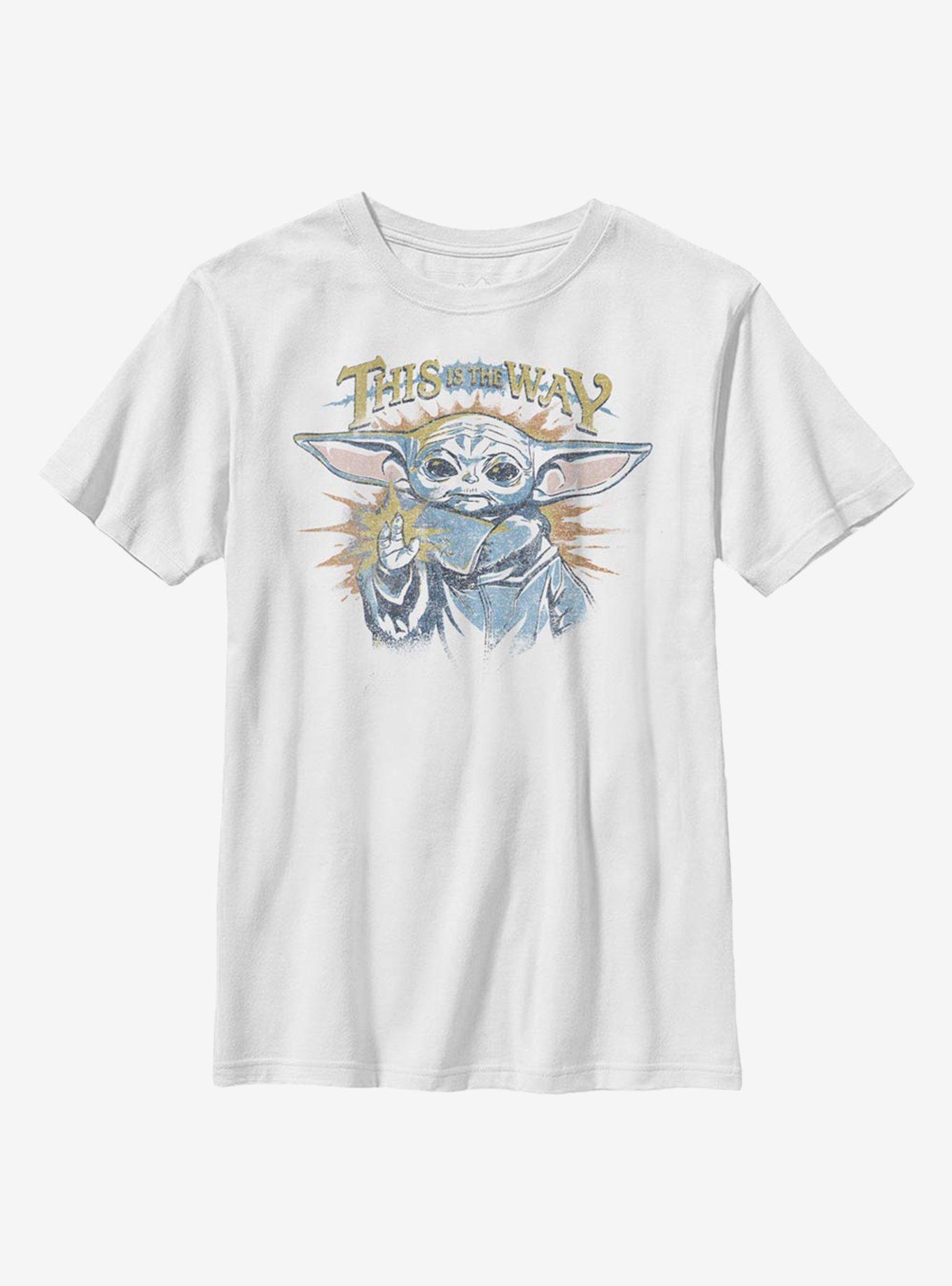 Star Wars The Mandalorian The Child Way Spark Youth T-Shirt, WHITE, hi-res