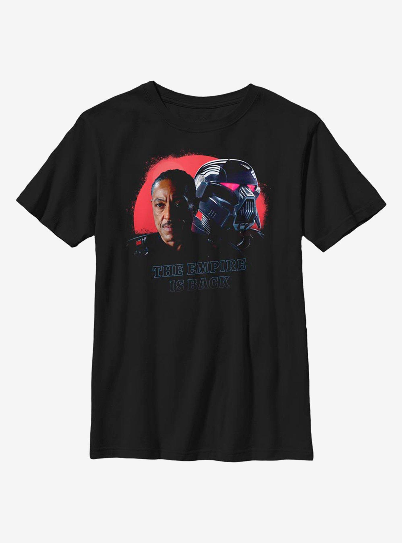 Star Wars The Mandalorian Moff Dark Force Youth T-Shirt, BLACK, hi-res