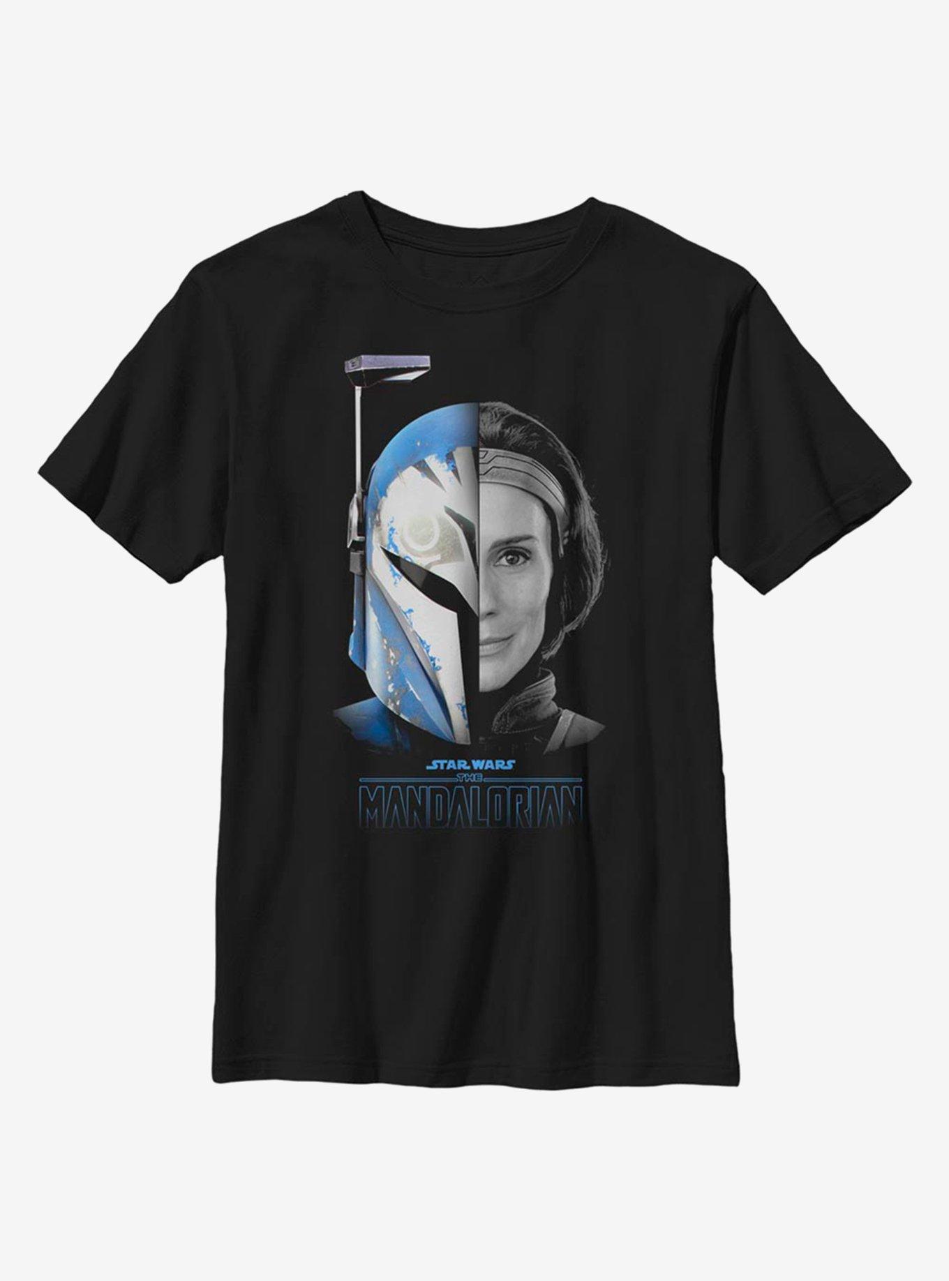 Star Wars The Mandalorian Arrival Bo-Katan Youth T-Shirt, BLACK, hi-res