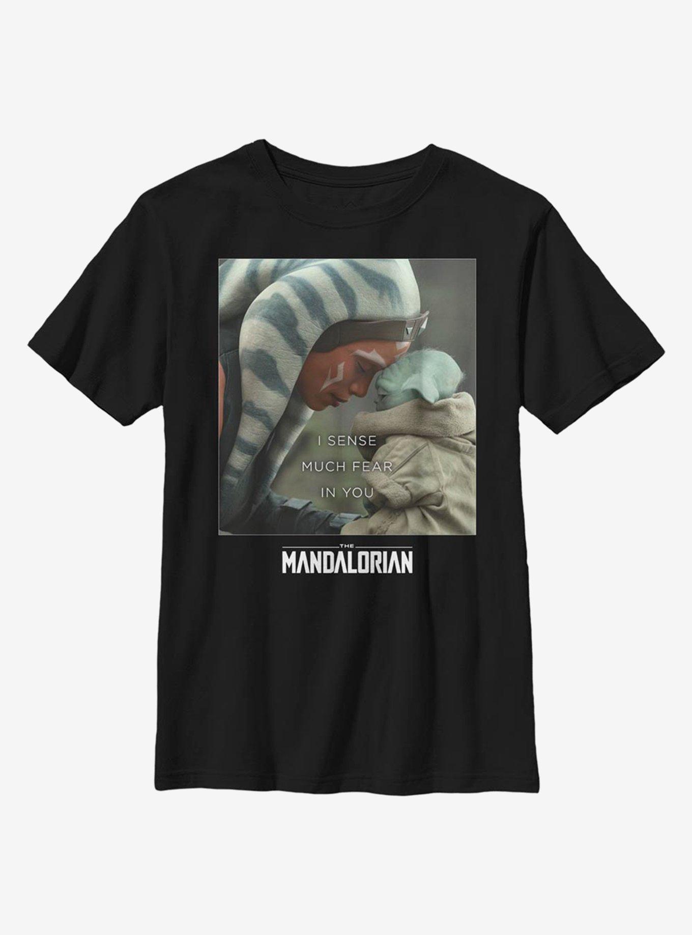 Star Wars The Mandalorian Ahsoka The Child Sense Youth T-Shirt, BLACK, hi-res