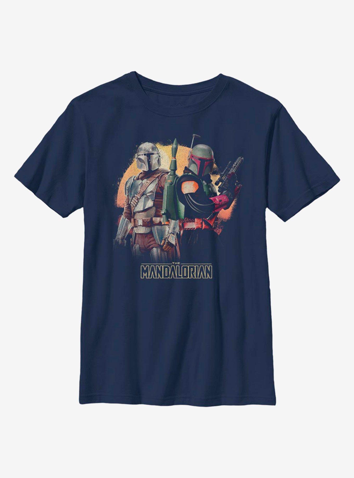 Star Wars The Mandalorian Mandomon Need A Break Youth T-Shirt, NAVY, hi-res