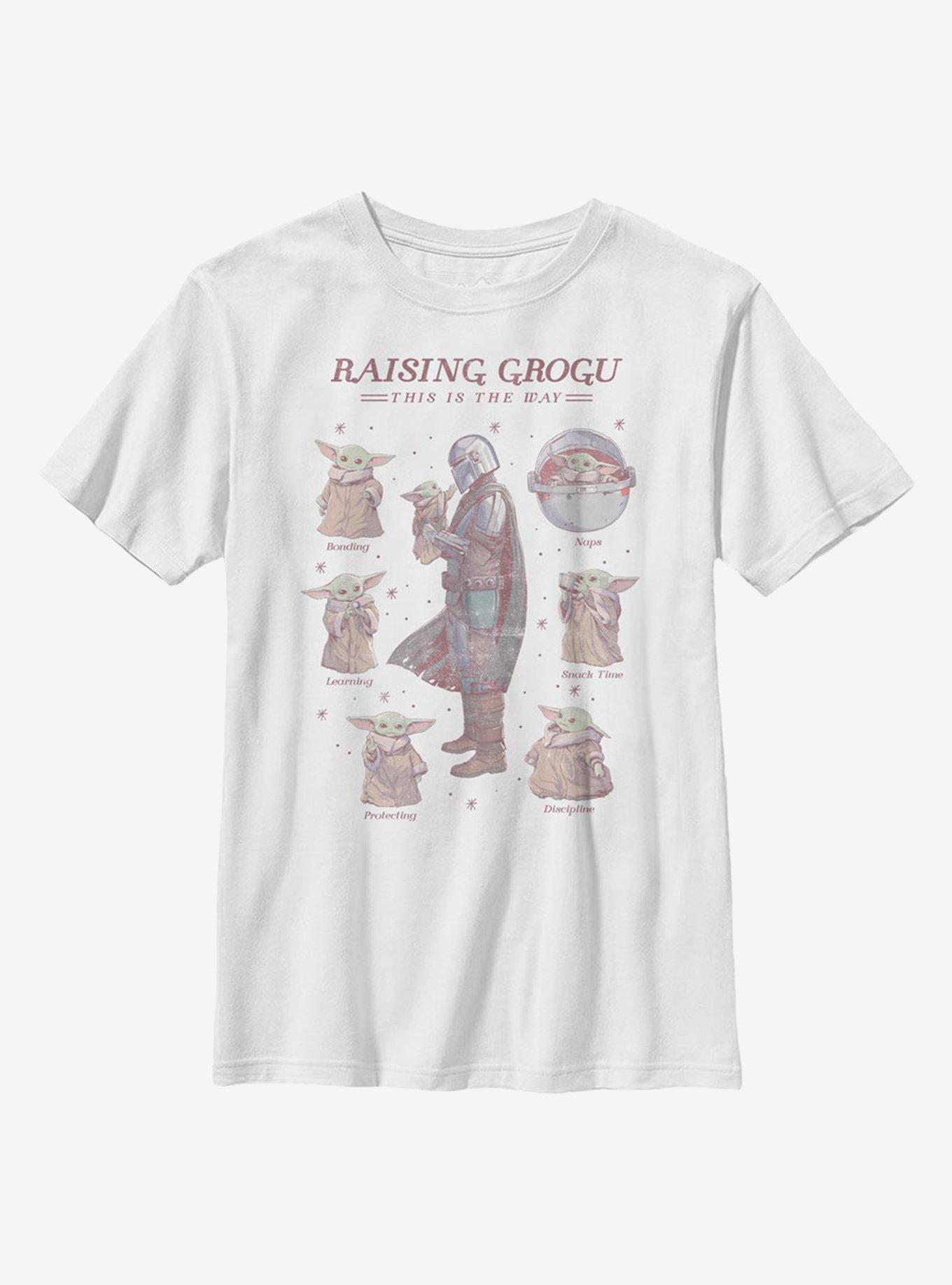 Star Wars The Mandalorian Raising The Child Youth T-Shirt, , hi-res