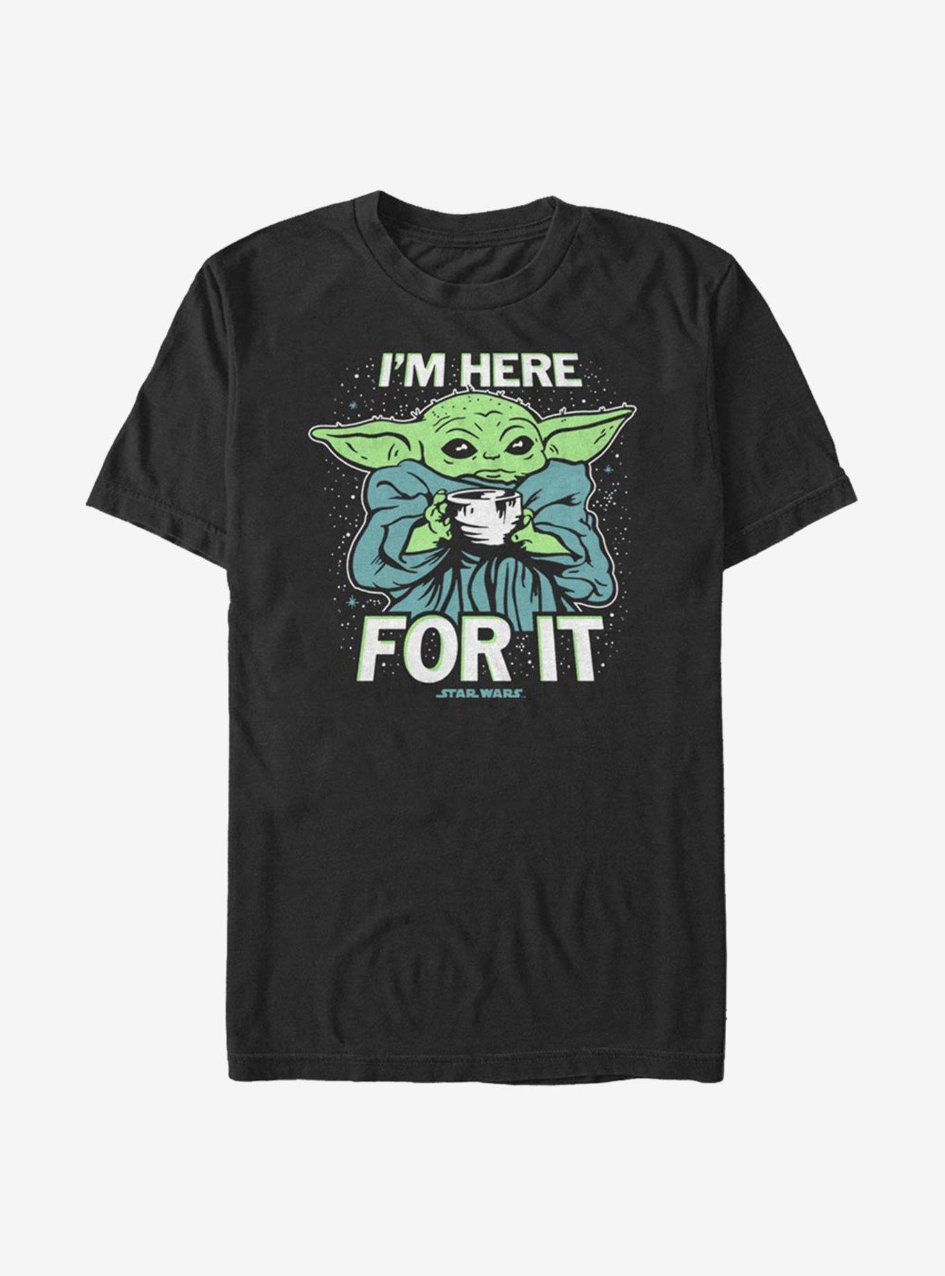 Star Wars The Mandalorian The Child Here For It T-Shirt, , hi-res
