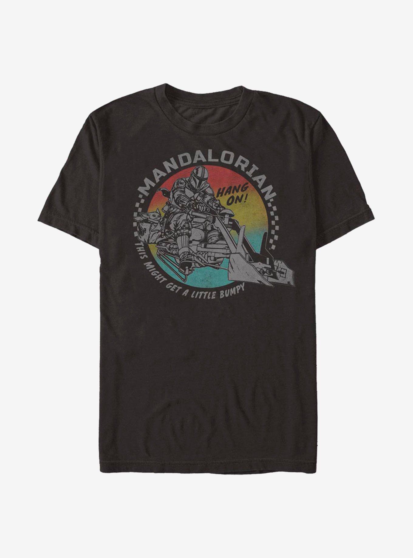 Star Wars The Mandalorian Ride T-Shirt, CHARCOAL, hi-res