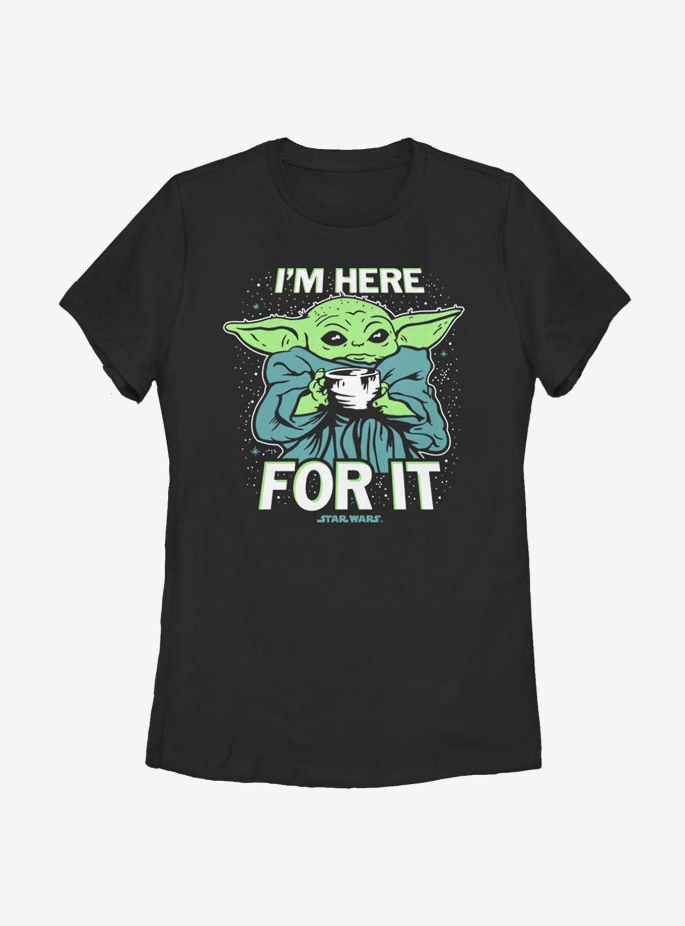 Star Wars The Mandalorian The Child Here For It Womens T-Shirt, , hi-res