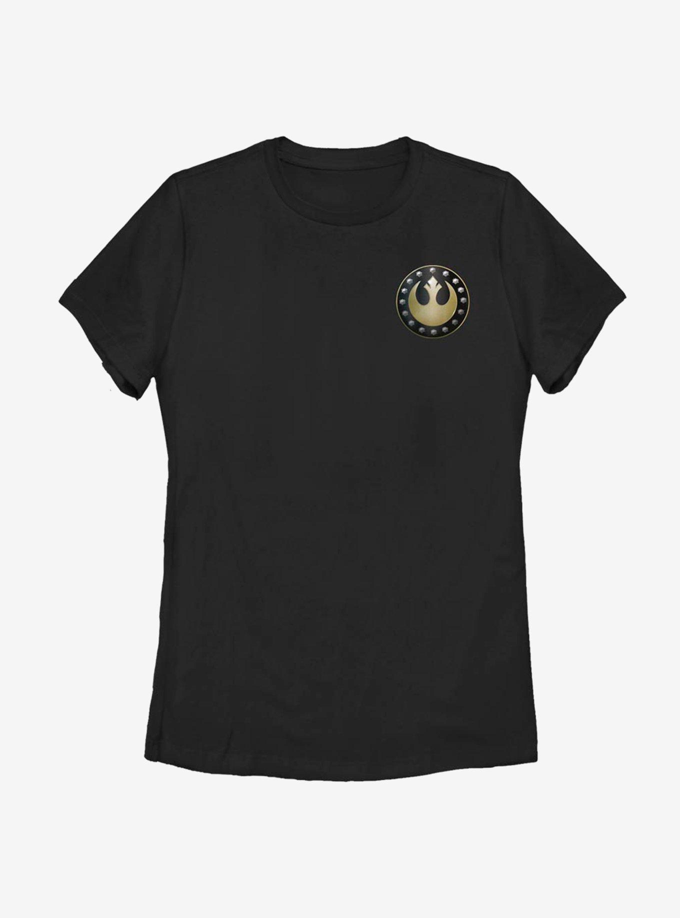 Star Wars The Mandalorian Rebel Design Womens T-Shirt, BLACK, hi-res