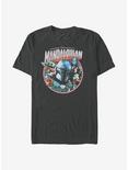 Star Wars The Mandalorian Pop Crew T-Shirt, CHARCOAL, hi-res