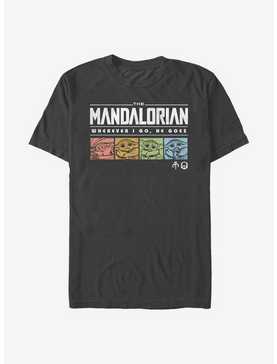 Star Wars The Mandalorian The Child Retro Pop Logo T-Shirt, , hi-res