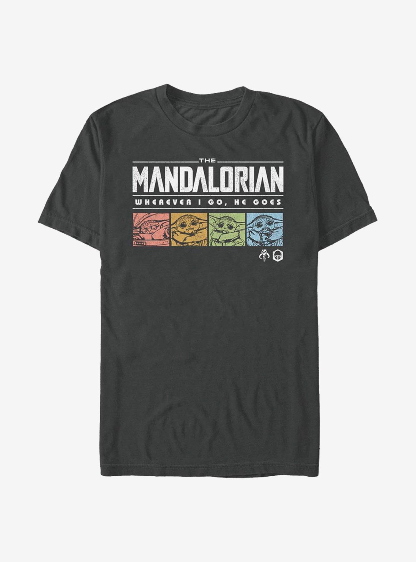 Star Wars The Mandalorian The Child Retro Pop Logo T-Shirt, , hi-res