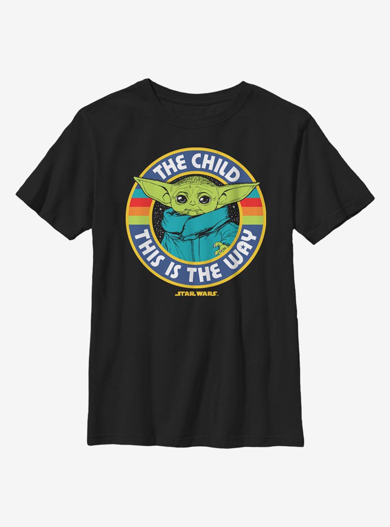 Star Wars The Mandalorian The Child Stripes Youth T-Shirt, , hi-res