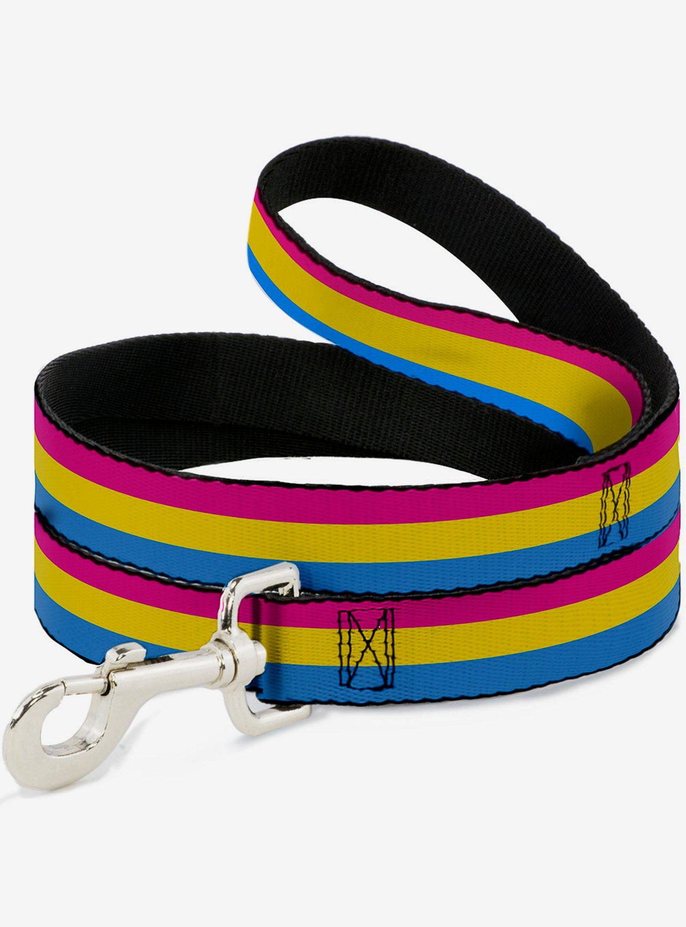 Pansexual Flag Dog Leash, , hi-res