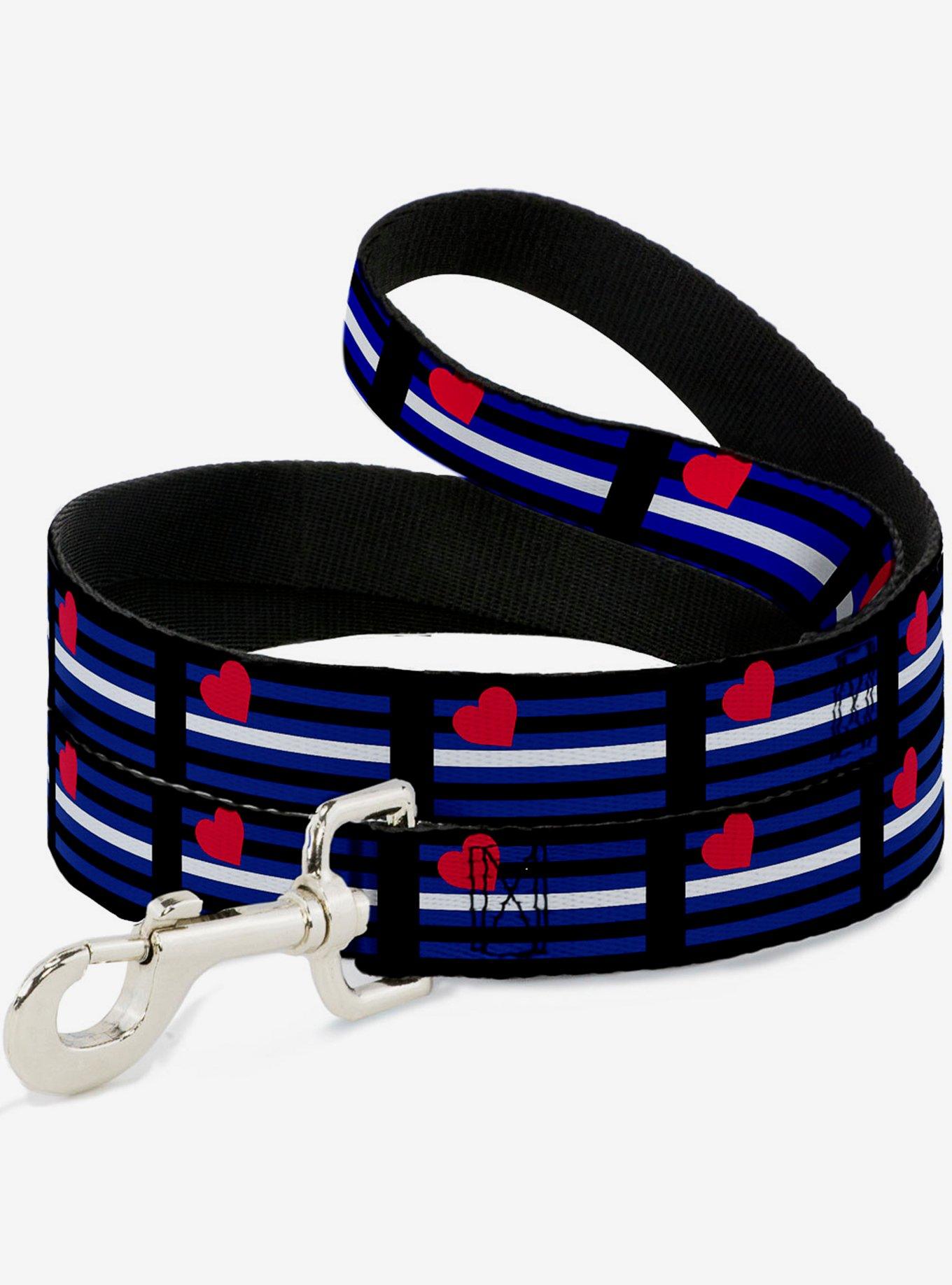 Leather Flag Dog Leash, , hi-res