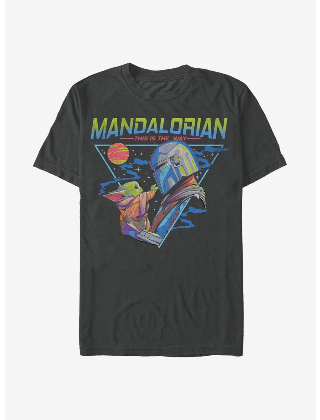 Star Wars The Mandalorian The Child Triangle T-Shirt, CHARCOAL, hi-res