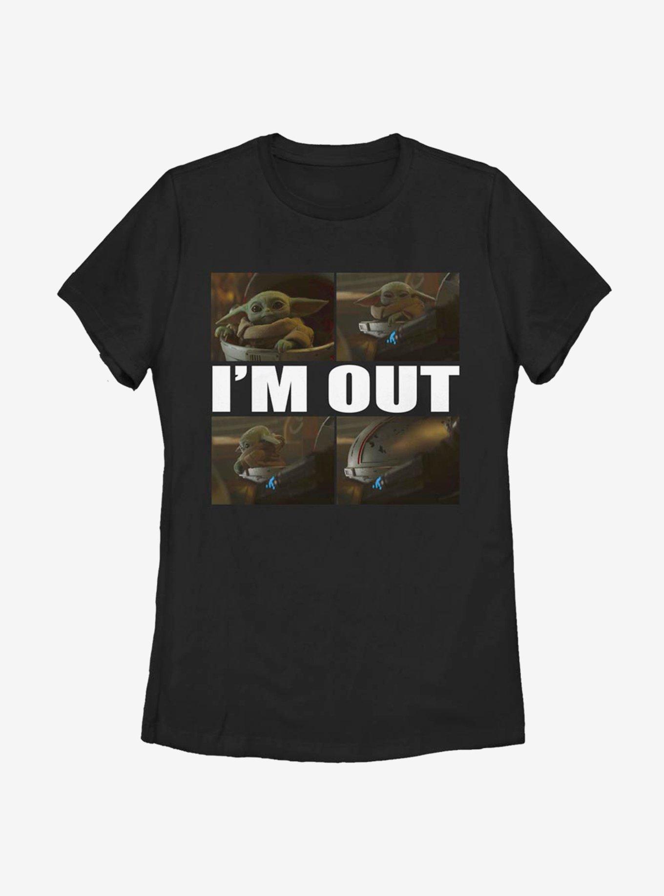 Star Wars The Mandalorian The Child I'm Out Womens T-Shirt, , hi-res
