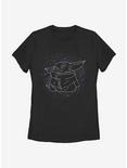 Star Wars The Mandalorian The Child Constellation Womens T-Shirt, BLACK, hi-res