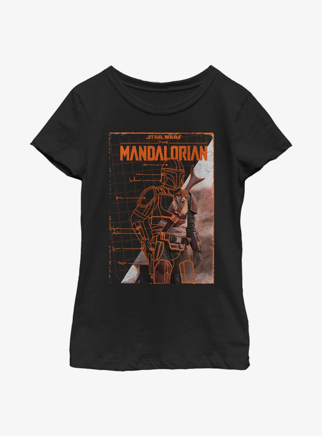 Star Wars The Mandalorian Gallery Poster Youth Girls T-Shirt, , hi-res