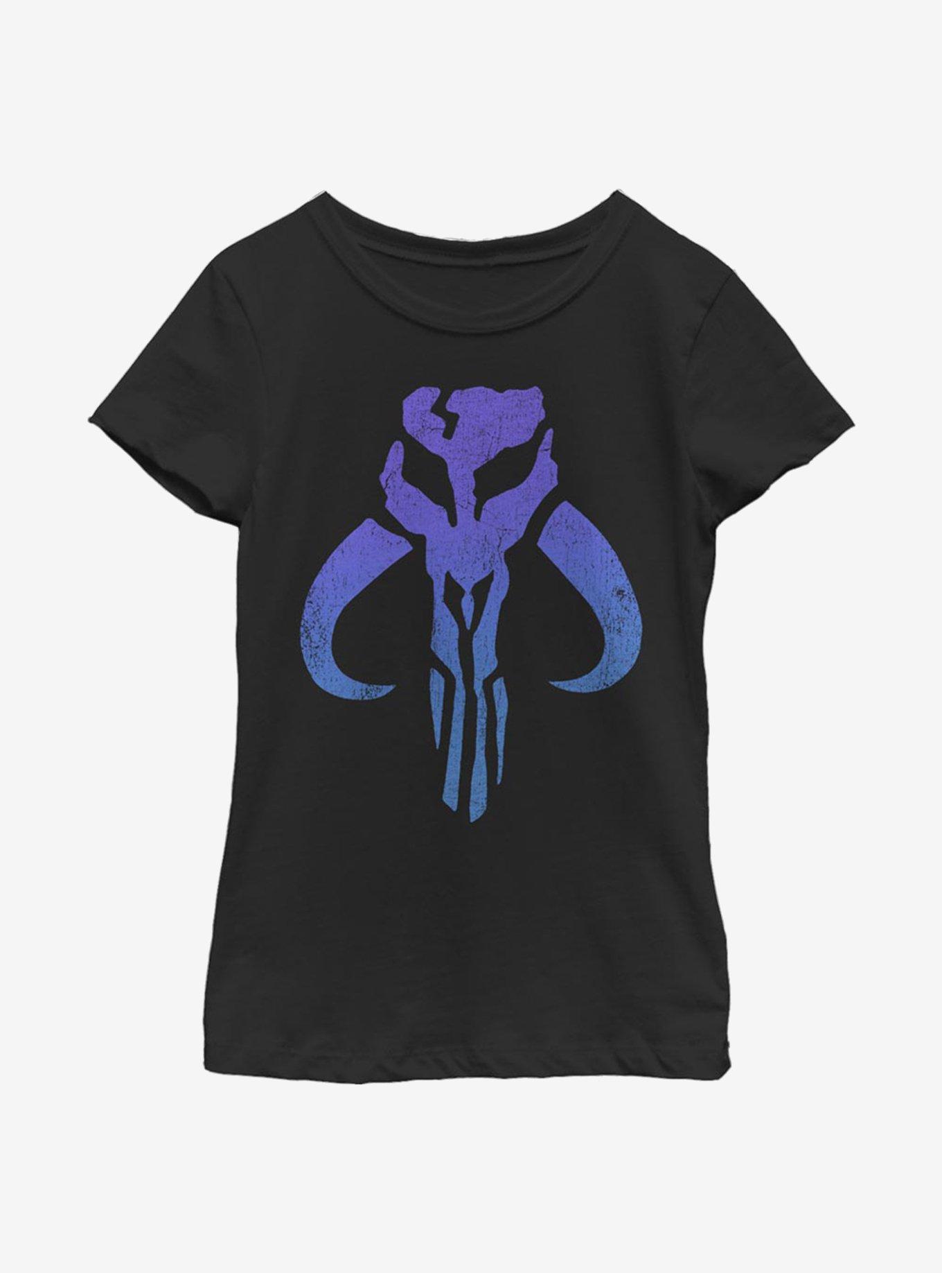 Star Wars The Mandalorian Logo Mando Youth Girls T-Shirt, , hi-res