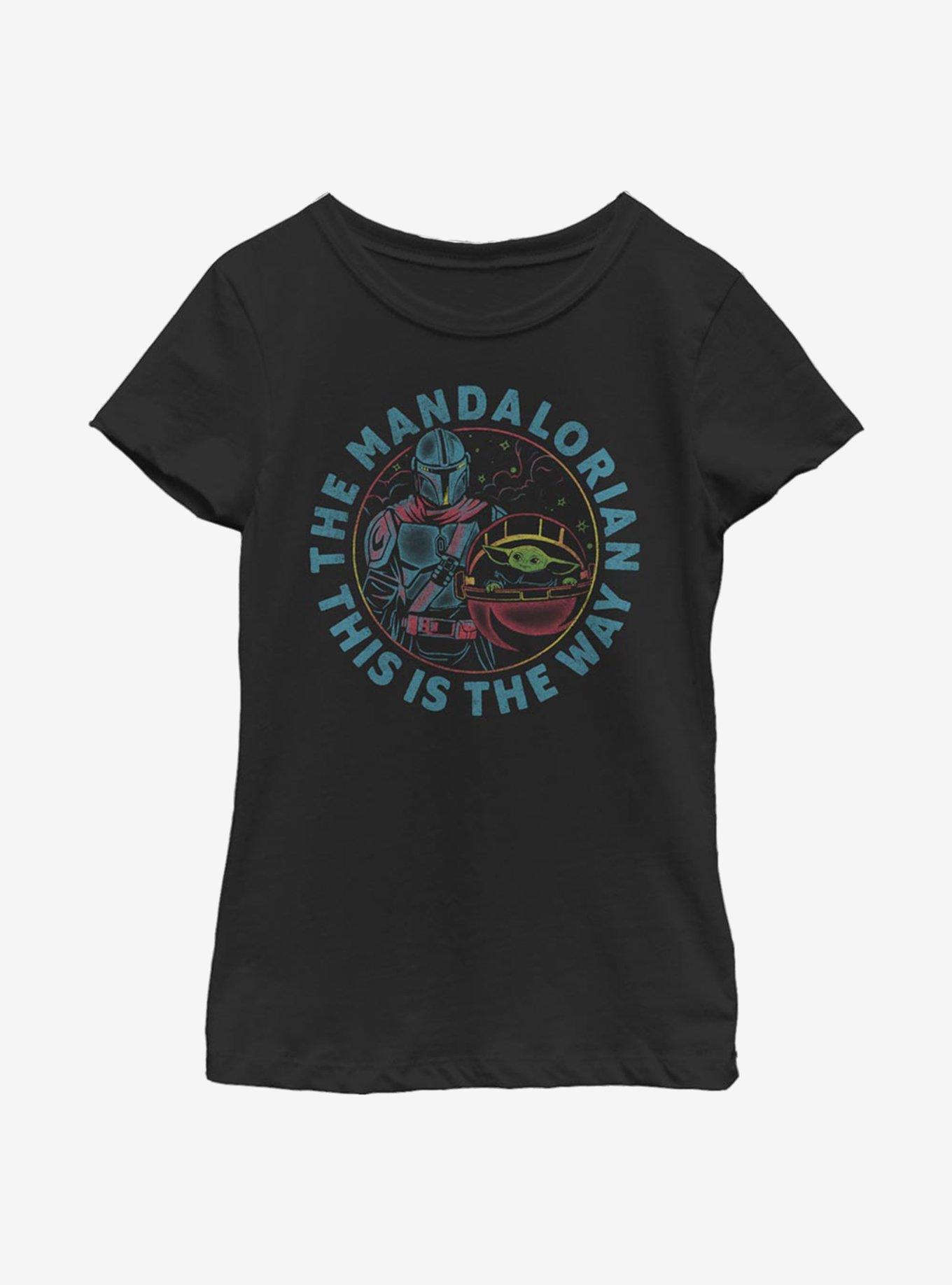 Star Wars The Mandalorian The Child Rainbow Youth Girls T-Shirt, , hi-res