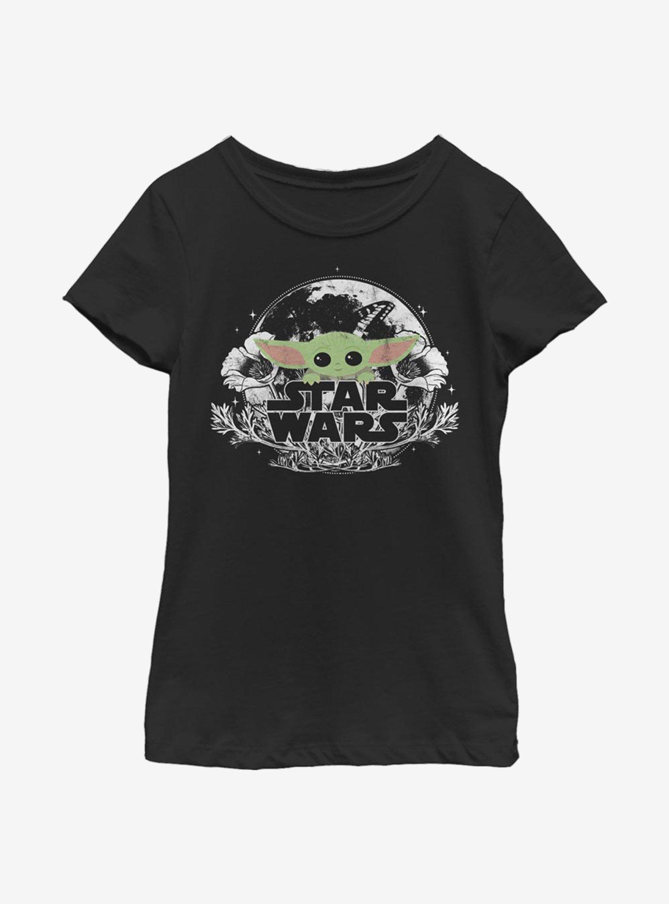 Star Wars The Mandalorian The Child Floral Youth Girls T-Shirt, , hi-res