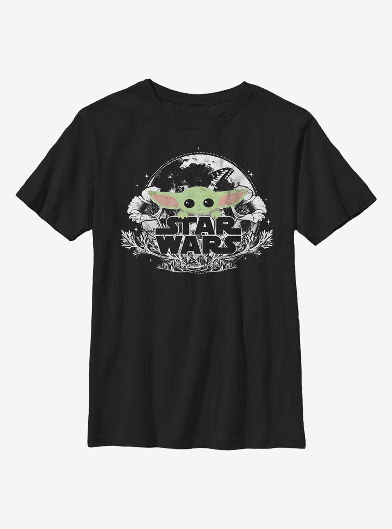Star Wars The Mandalorian The Child Floral Youth T-Shirt, , hi-res