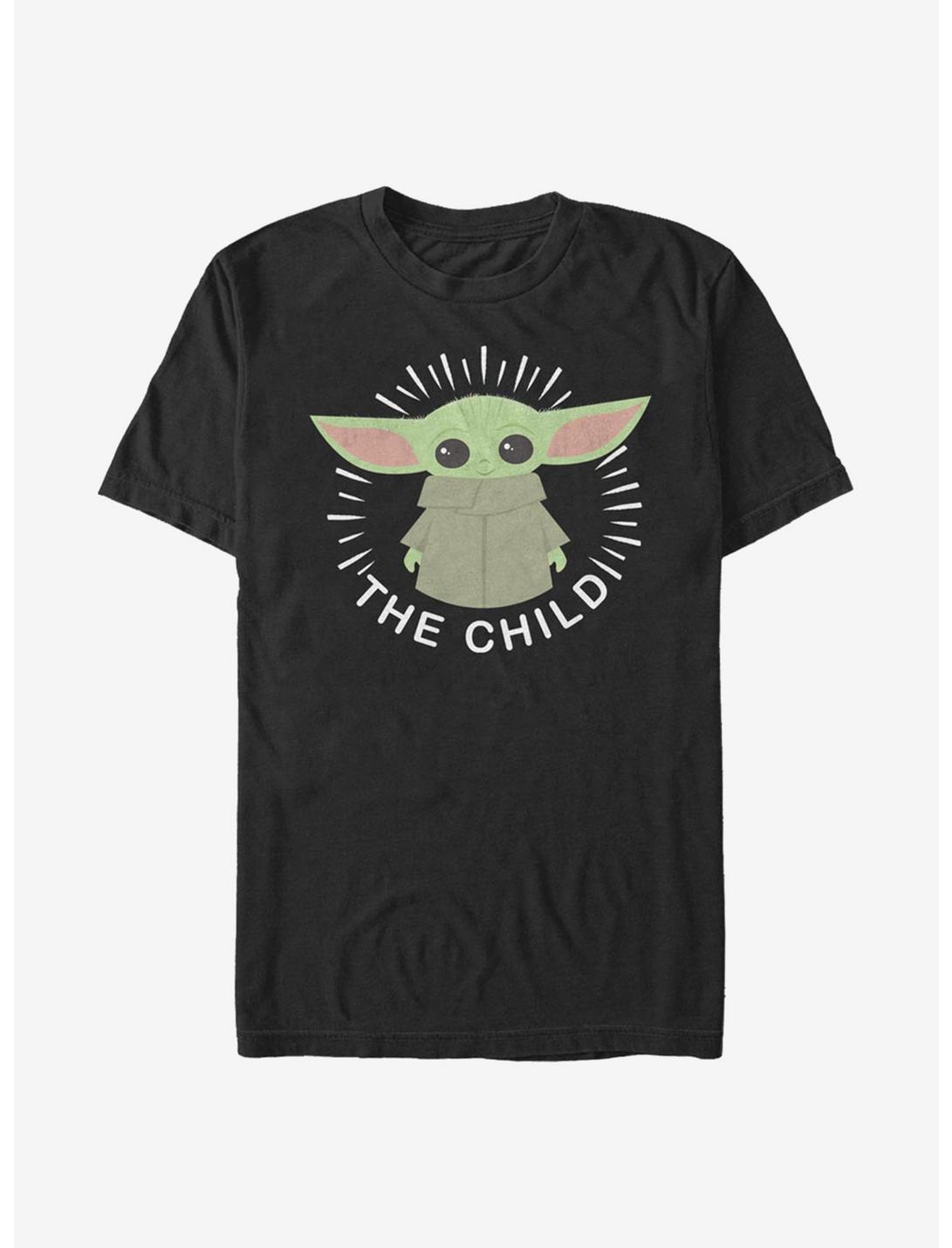 Star Wars The Mandalorian The Child Large Spark T-Shirt, BLACK, hi-res