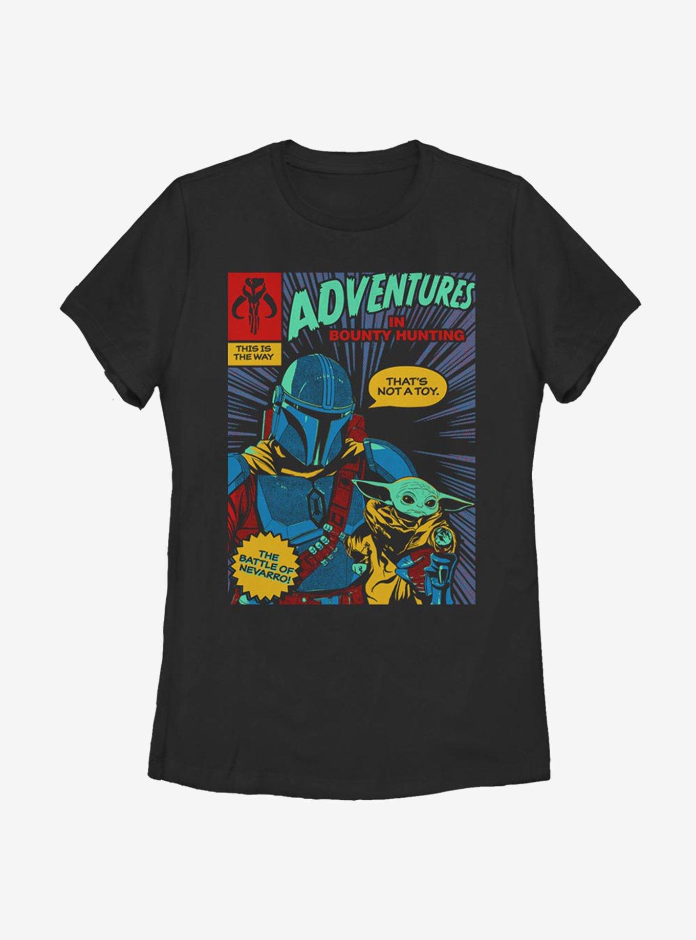 Star Wars The Mandalorian The Child Adventures Comic Womens T-Shirt, , hi-res