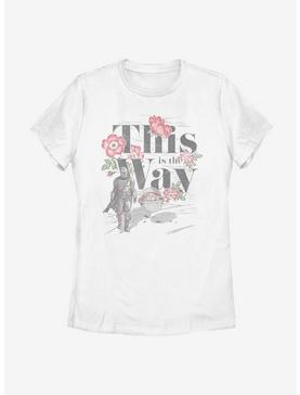 Star Wars The Mandalorian The Child Way Floral Womens T-Shirt, , hi-res