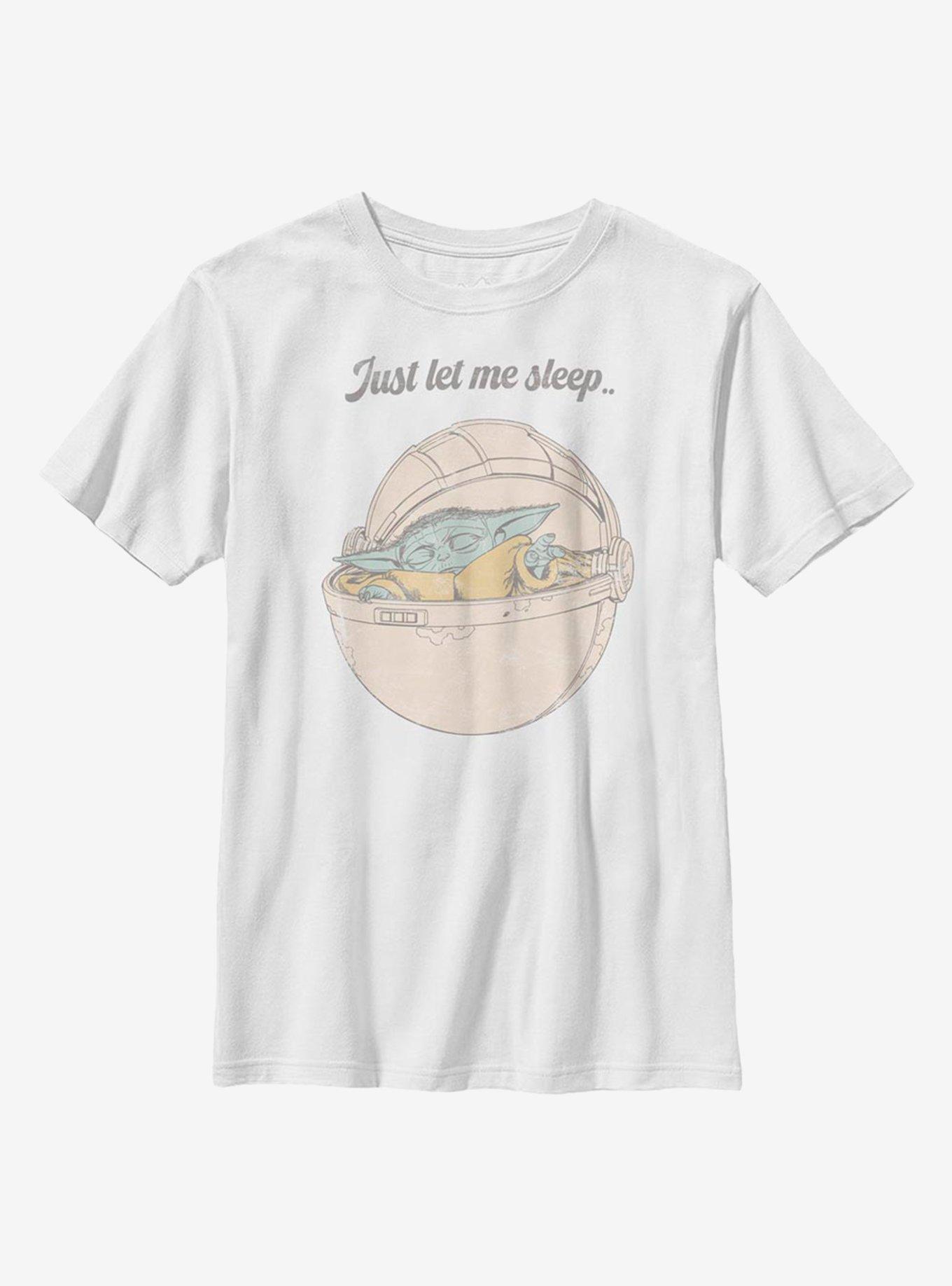 Star Wars The Mandalorian The Child Let Me Sleep Youth T-Shirt, , hi-res