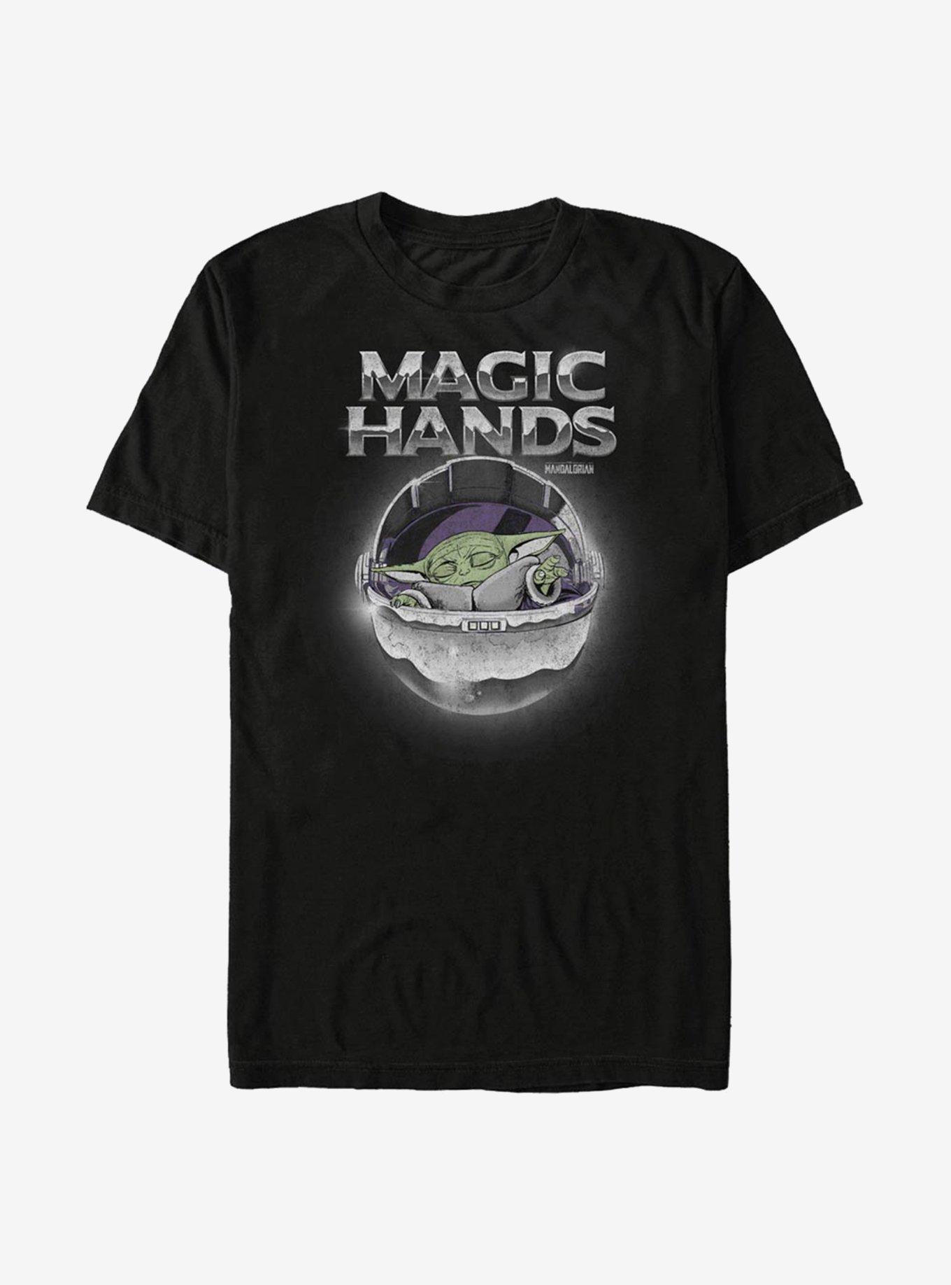 Star Wars The Mandalorian The Child Magic Chrome T-Shirt, BLACK, hi-res