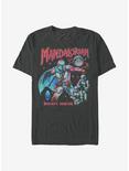 Star Wars The Mandalorian Neon Bounty Hunter T-Shirt, CHARCOAL, hi-res