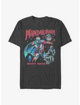 Star Wars The Mandalorian Neon Bounty Hunter T-Shirt, , hi-res