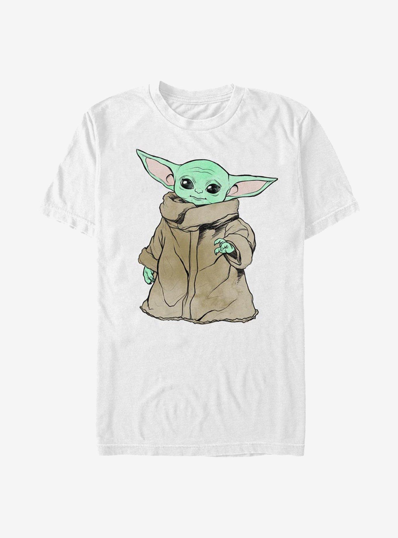 Star Wars The Mandalorian The Child Sketch Simple T-Shirt, , hi-res