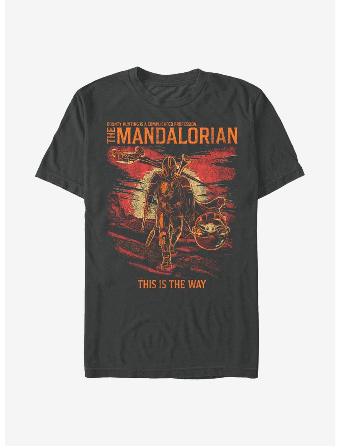 Star Wars The Mandalorian The Child The Good The Bad T-Shirt, CHARCOAL, hi-res