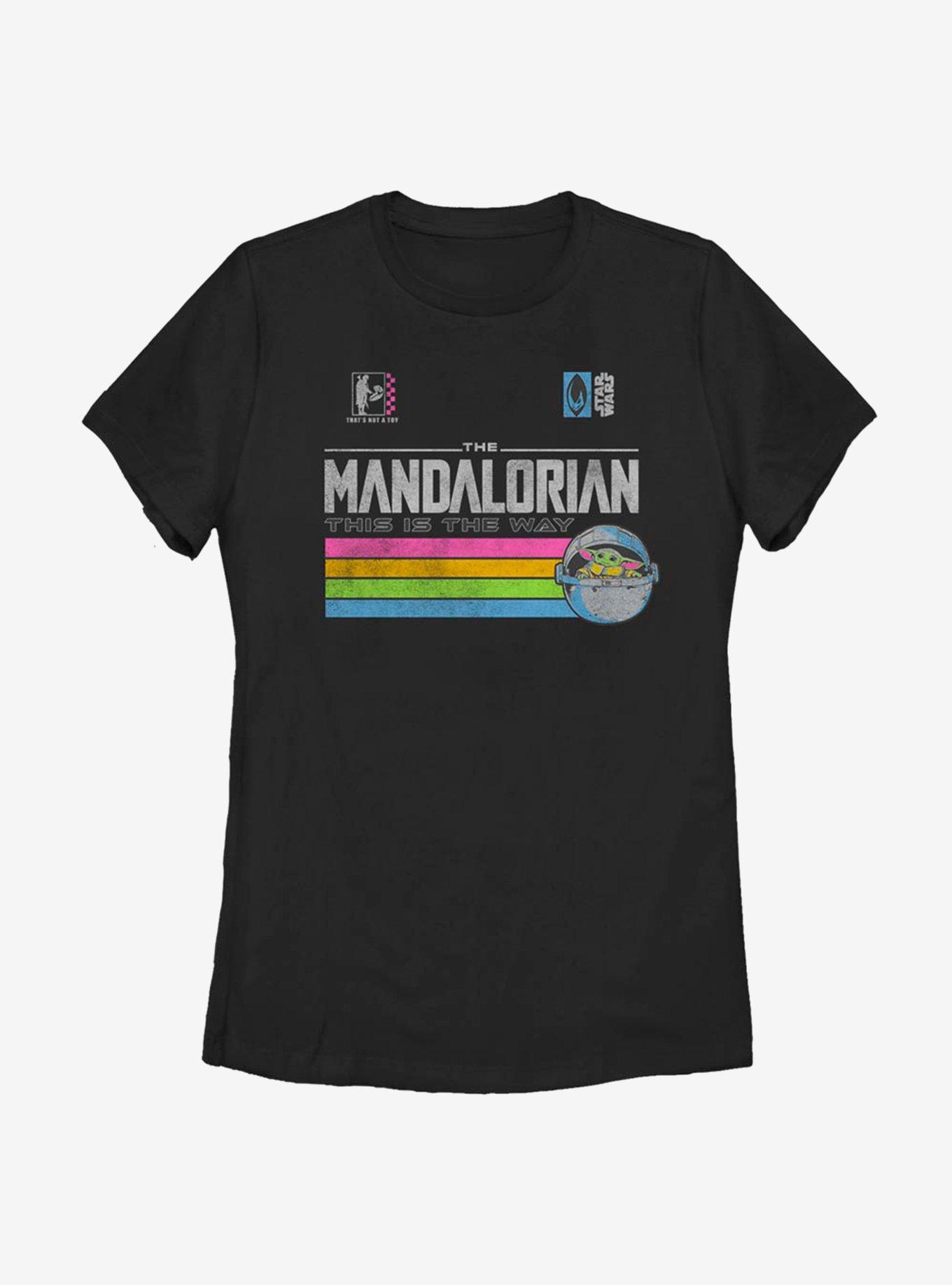 Star Wars The Mandalorian The Child Stripes Bright Womens T-Shirt, , hi-res
