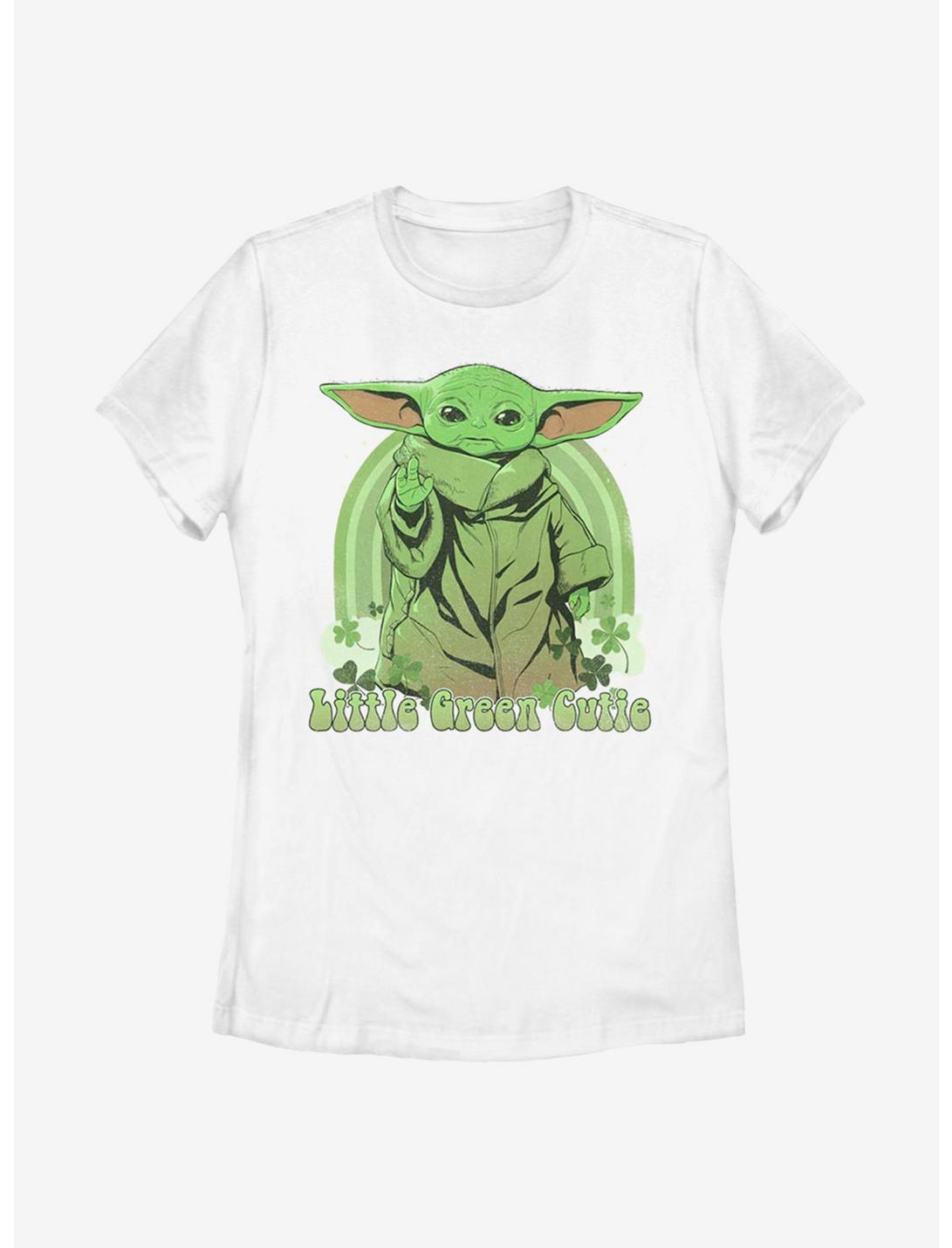 Star Wars The Mandalorian The Child Green Cutie Womens T-Shirt, WHITE, hi-res