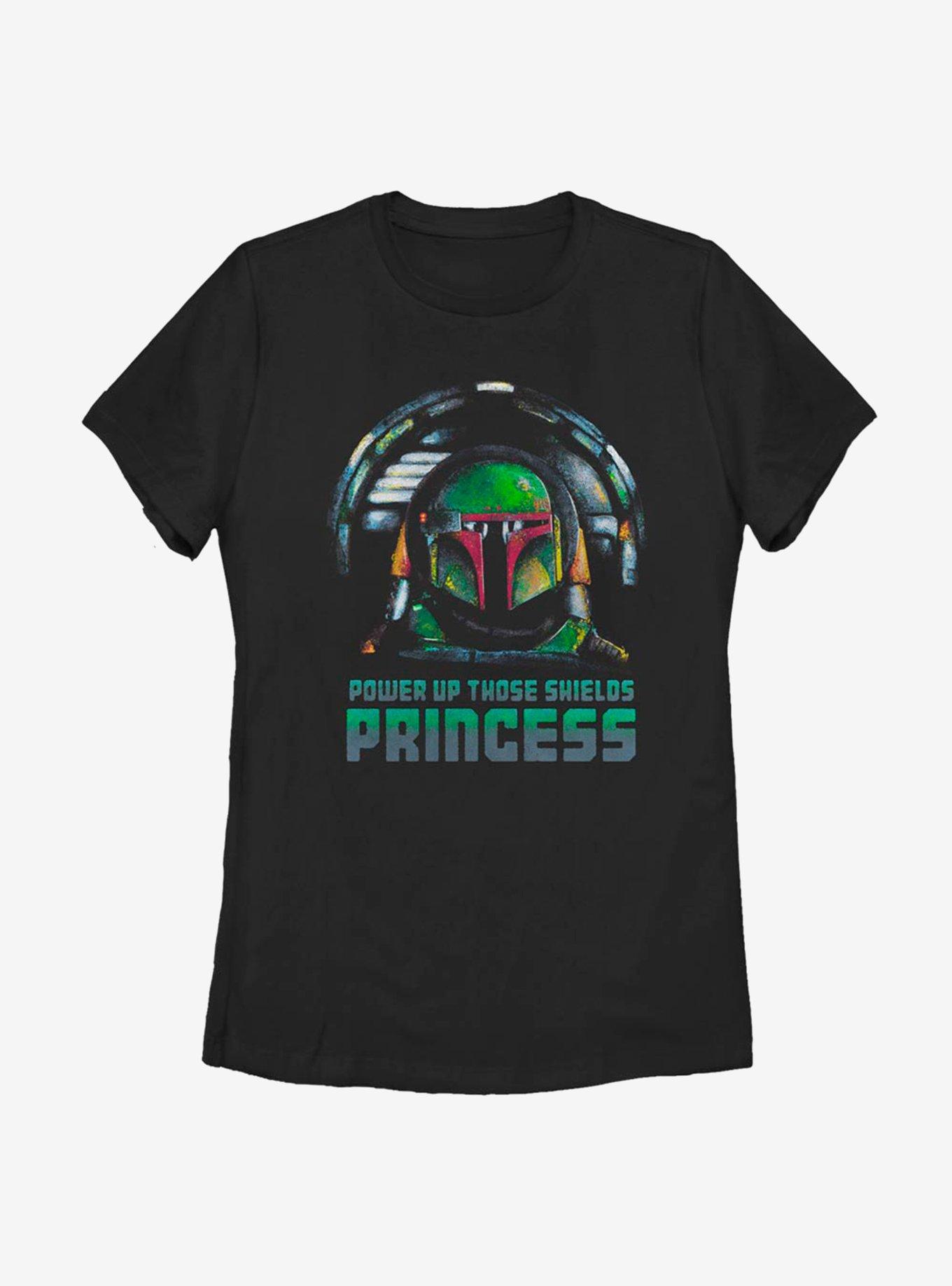 Star Wars The Mandalorian Power Up Womens T-Shirt, BLACK, hi-res