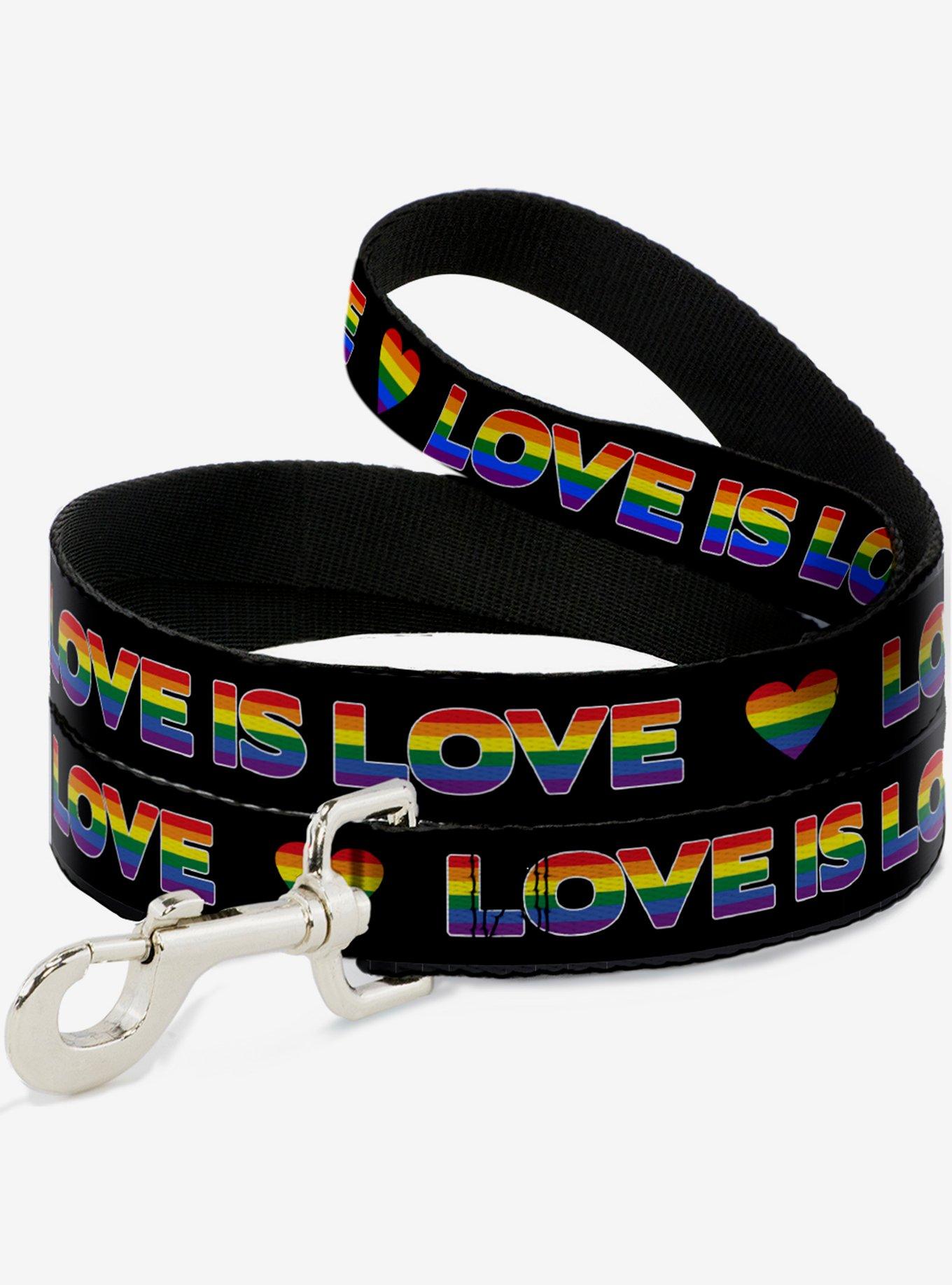 Love Is Love Heart Dog Leash, , hi-res