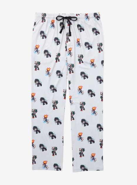 My Hero Academia Chibi Deku, Todoroki, Bakugo Sleep Pants
