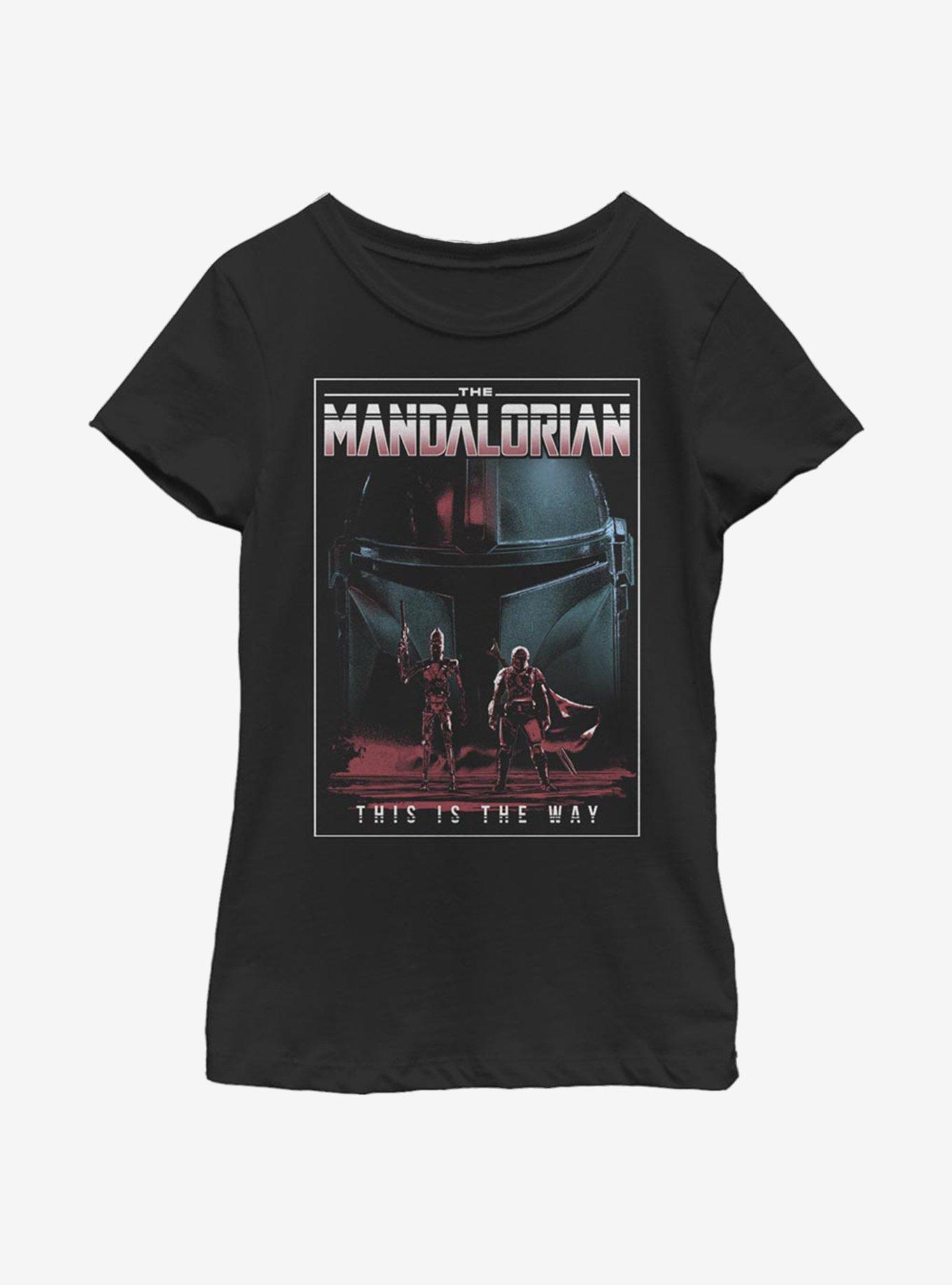 Star Wars The Mandalorian Sidekicks Youth Girls T-Shirt, BLACK, hi-res