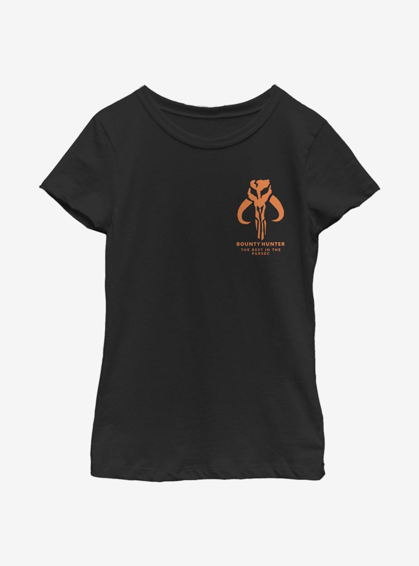 Star Wars The Mandalorian Stoic Front Youth Girls T-Shirt, , hi-res