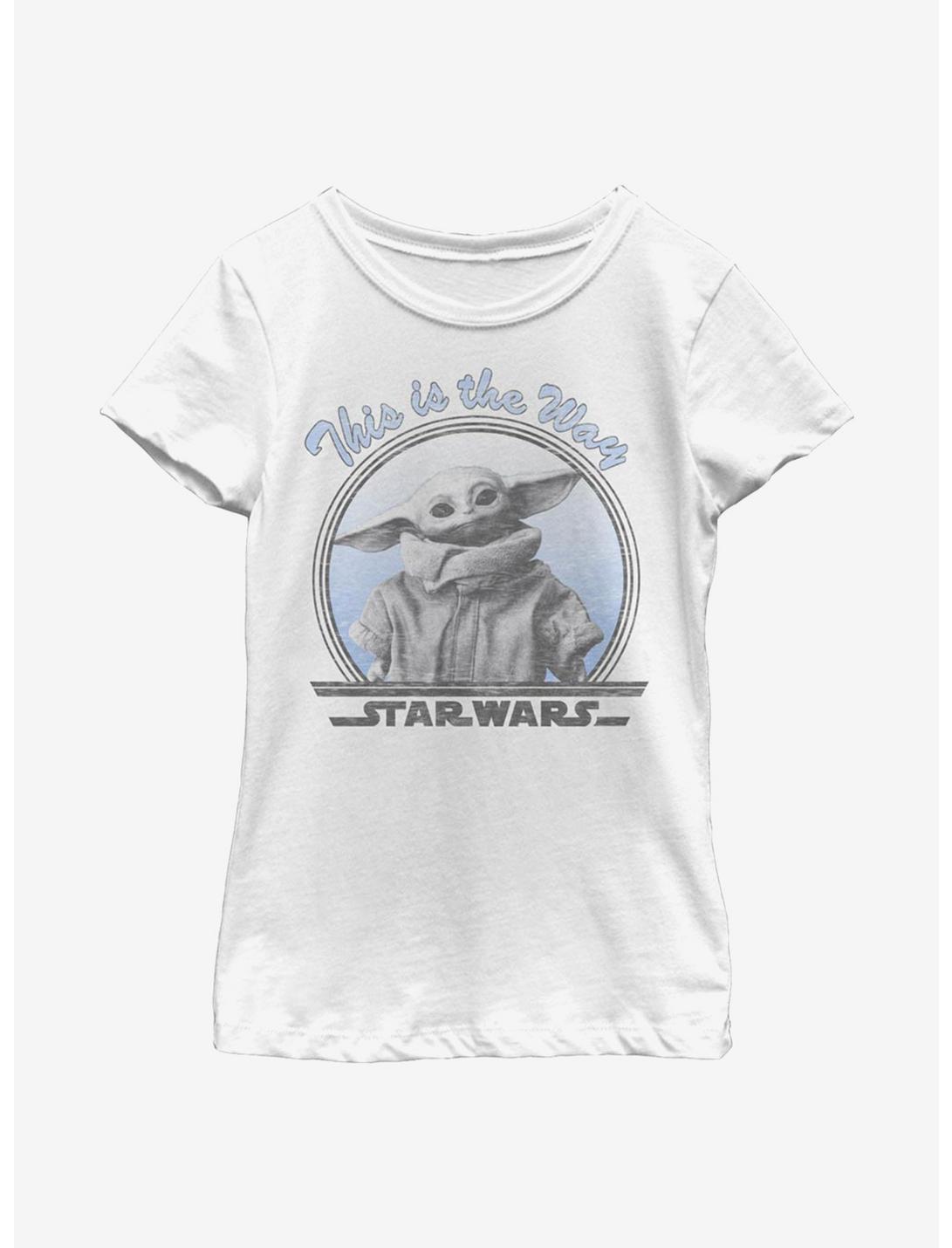 Star Wars The Mandalorian The Child Round The Way Youth Girls T-Shirt, WHITE, hi-res