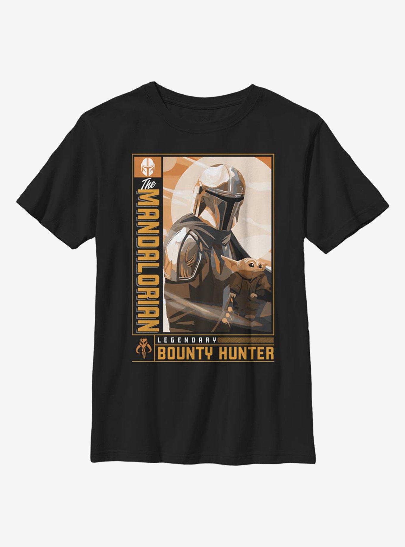 Star Wars The Mandalorian The Child Duo Poster Youth T-Shirt, BLACK, hi-res