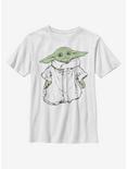 Star Wars The Mandalorian The Child Limit Color Youth T-Shirt, WHITE, hi-res