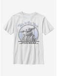 Star Wars The Mandalorian The Child Round The Way Youth T-Shirt, WHITE, hi-res
