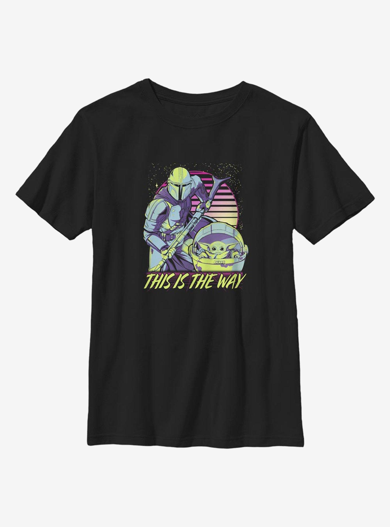Star Wars The Mandalorian The Child Vapor Mando Youth T-Shirt, , hi-res