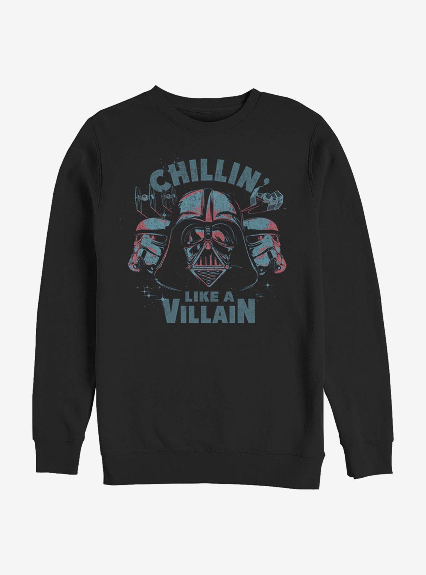 Star Wars Chillin' Like A Villain Sweatshirt, , hi-res