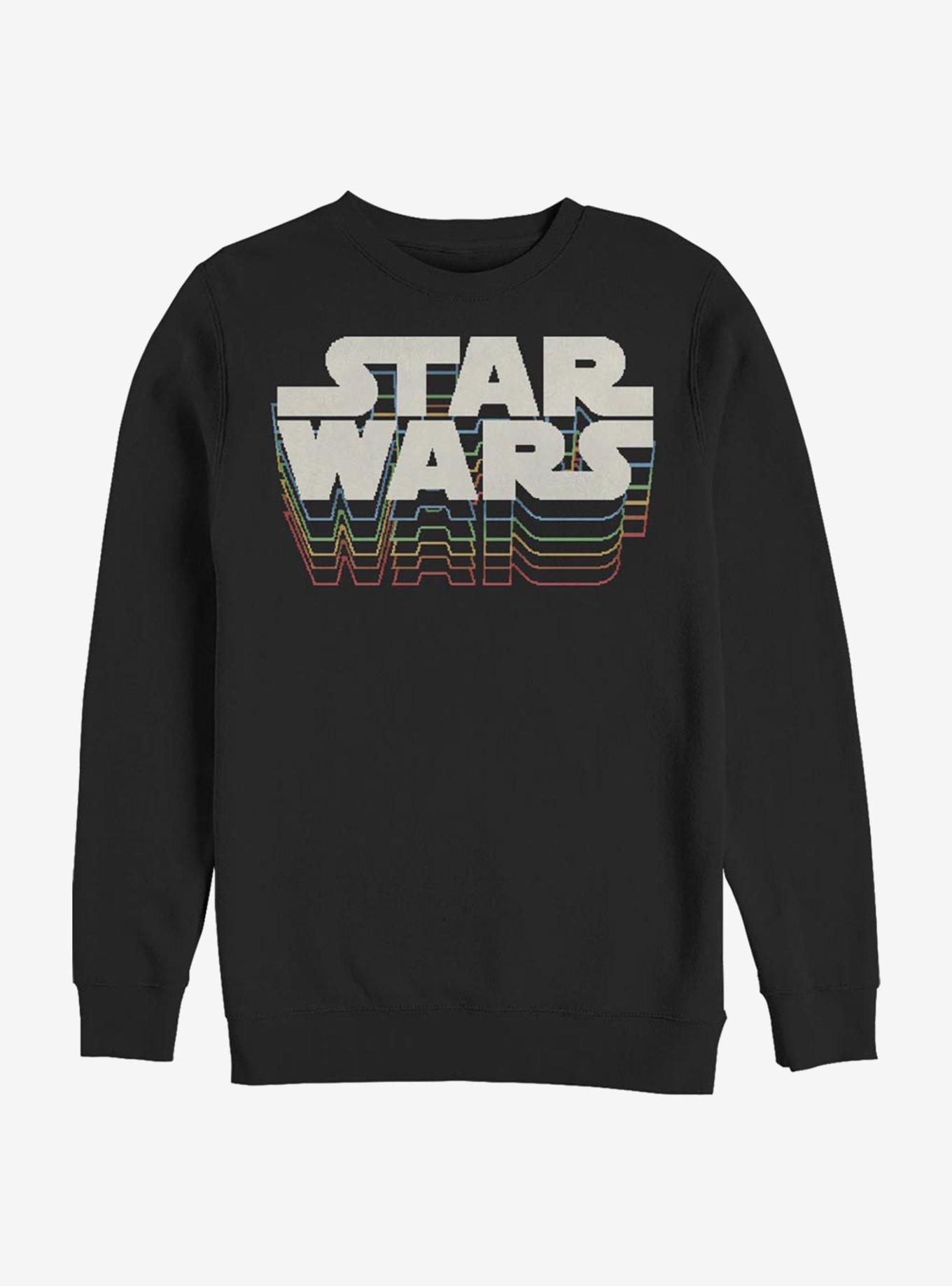 Star Wars Retro Gradient Sweatshirt, BLACK, hi-res